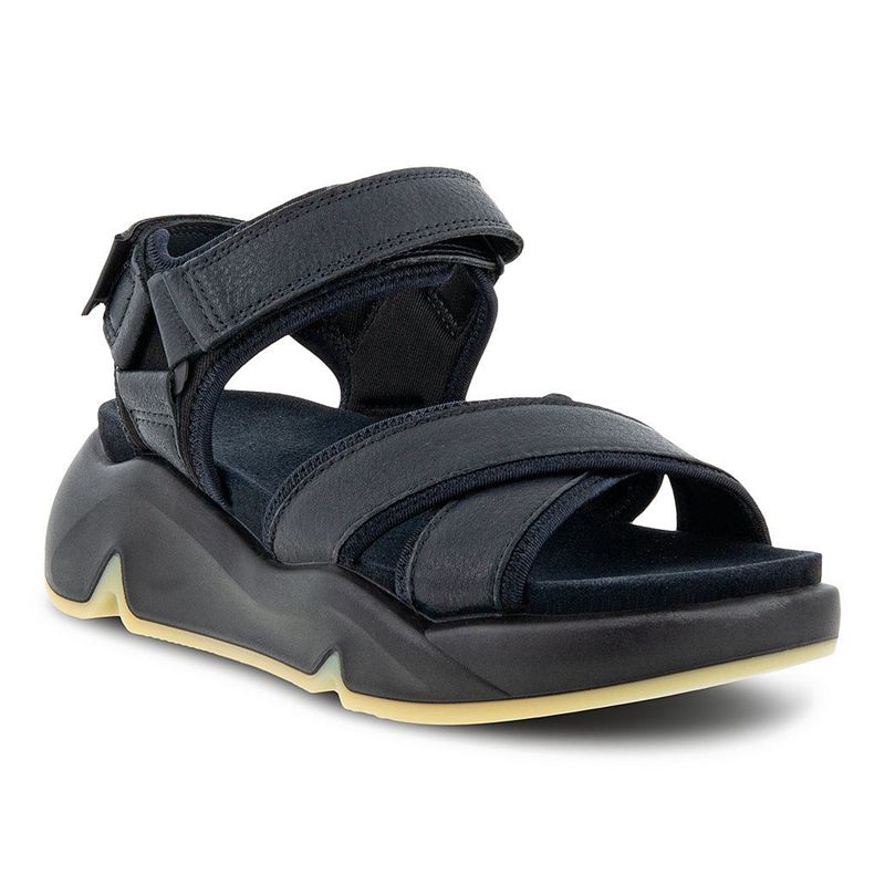 Sandalias Ecco Chunky Para Mujer,Negras,406573-SOB